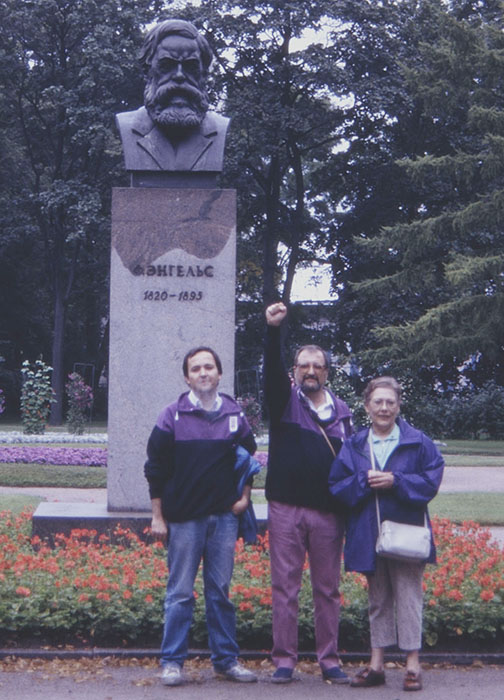 Zuzen, Justo, Margarita. Moscu, septiembre 1990